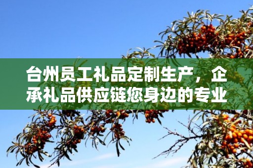 台州员工礼品定制生产，企承礼品供应链您身边的专业礼品定制公司