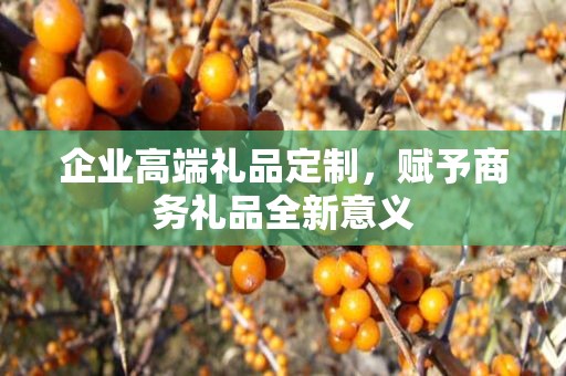 企业高端礼品定制，赋予商务礼品全新意义